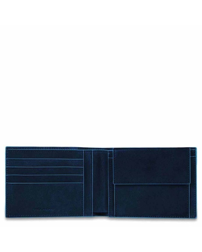 PIQUADRO - Portafoglio uomo con portamonete Blue Square