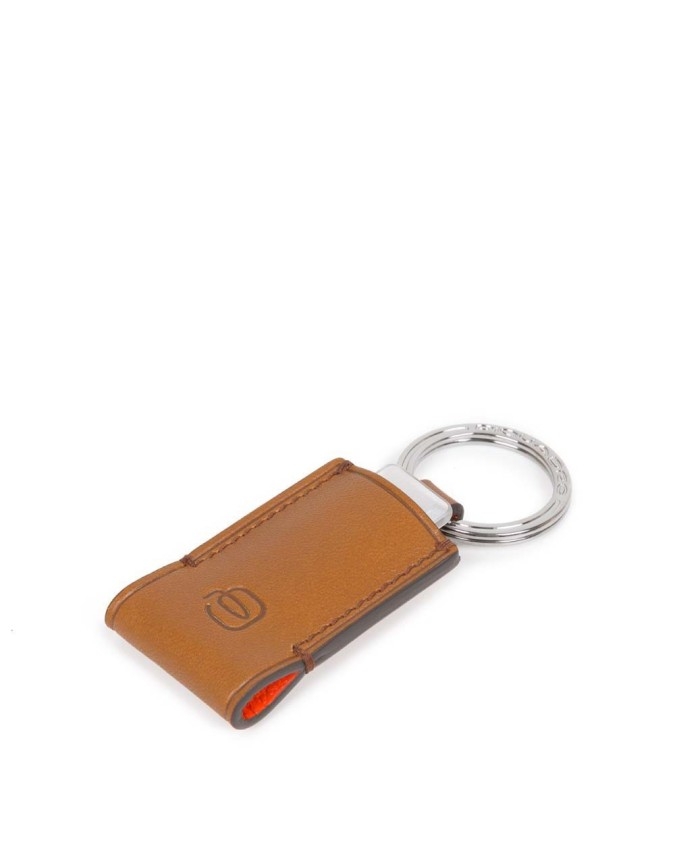 Piquadro - Portachiavi in pelle con chiavetta USB 16GB -