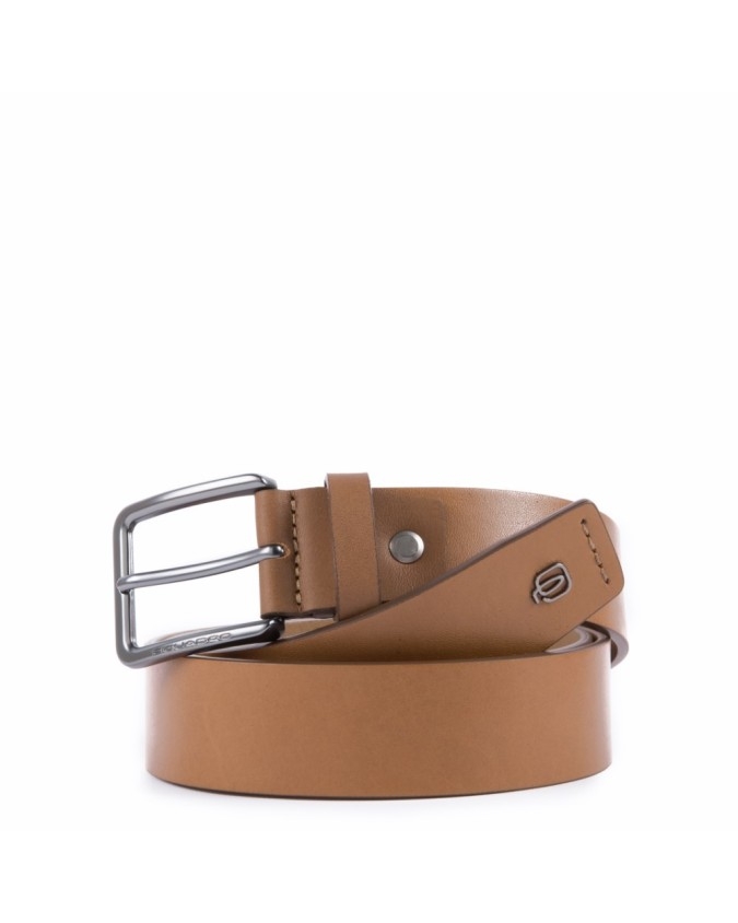 Cinture Piquadro Cintura UOMO 35mm in pelle - Cuoio naturale -