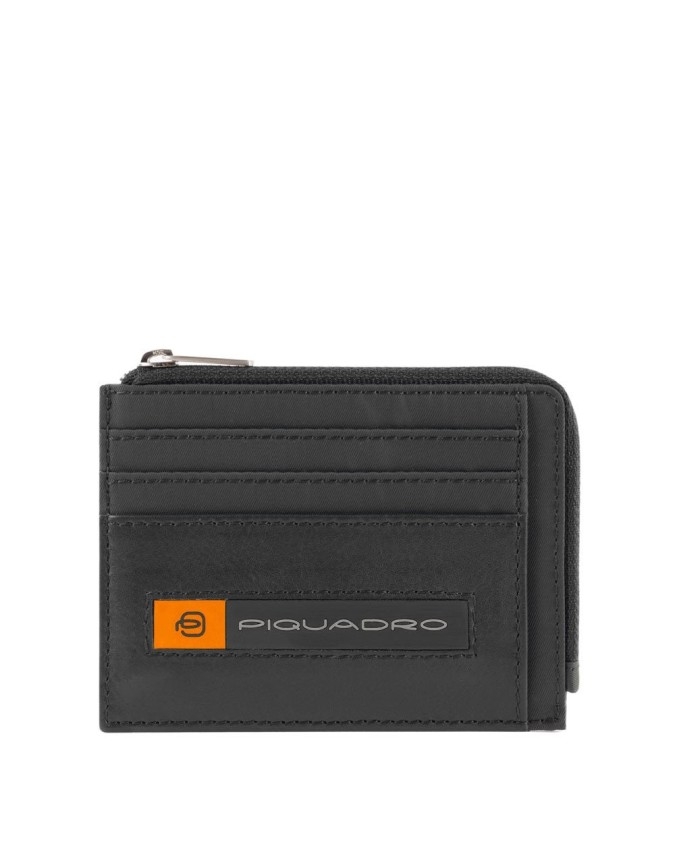 Porta carte di credito Piquadro - Bustina portamonete in nylon
