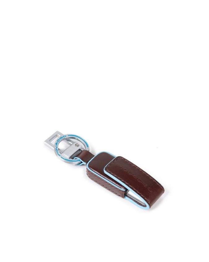 Portachiavi PIQUADRO - Portachiavi in pelle chiavetta USB da