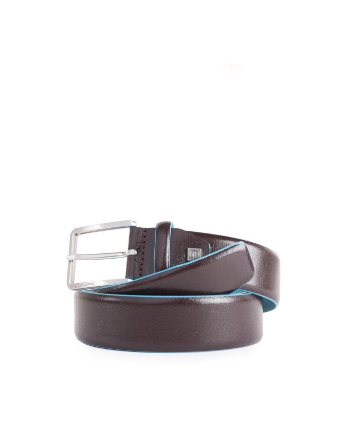 Cinture Piquadro - Cintura 35 mm in pelle con fibbia ad