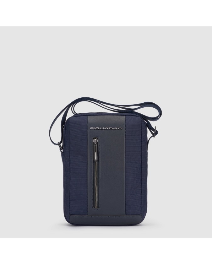Piquadro - Borsello porta iPad®mini in tessuto riciclato con tasche per AirPods® Brief 2