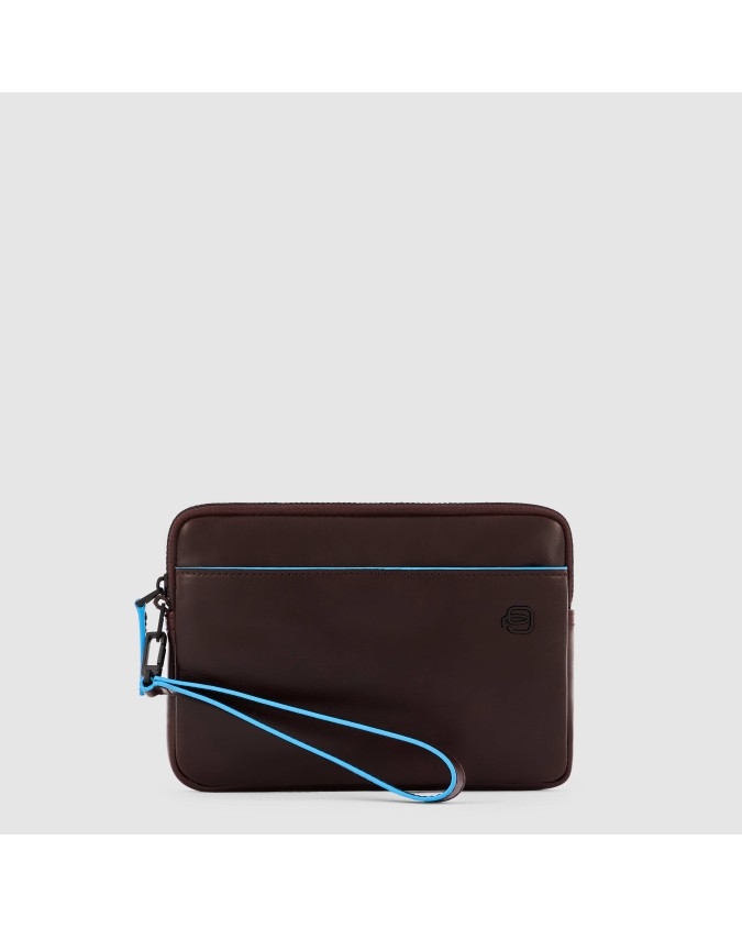 Piquadro - Pochette in pelle con porta carte di credito e tasca per Connequ Stationery