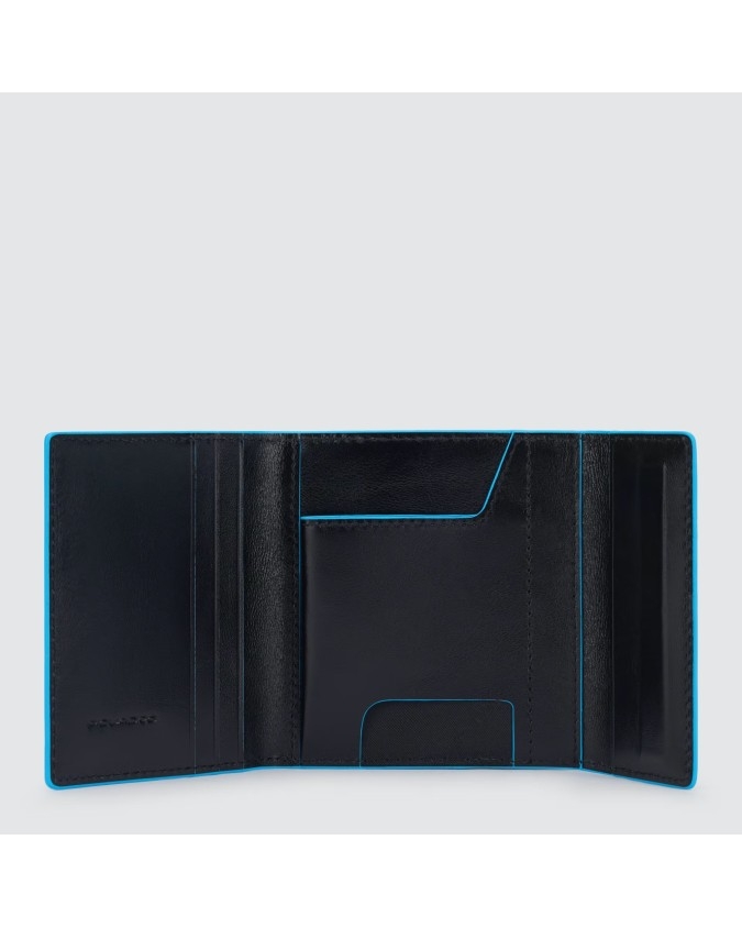 Piquadro - Portafoglio uomo in pelle tascabile con protezione RFID