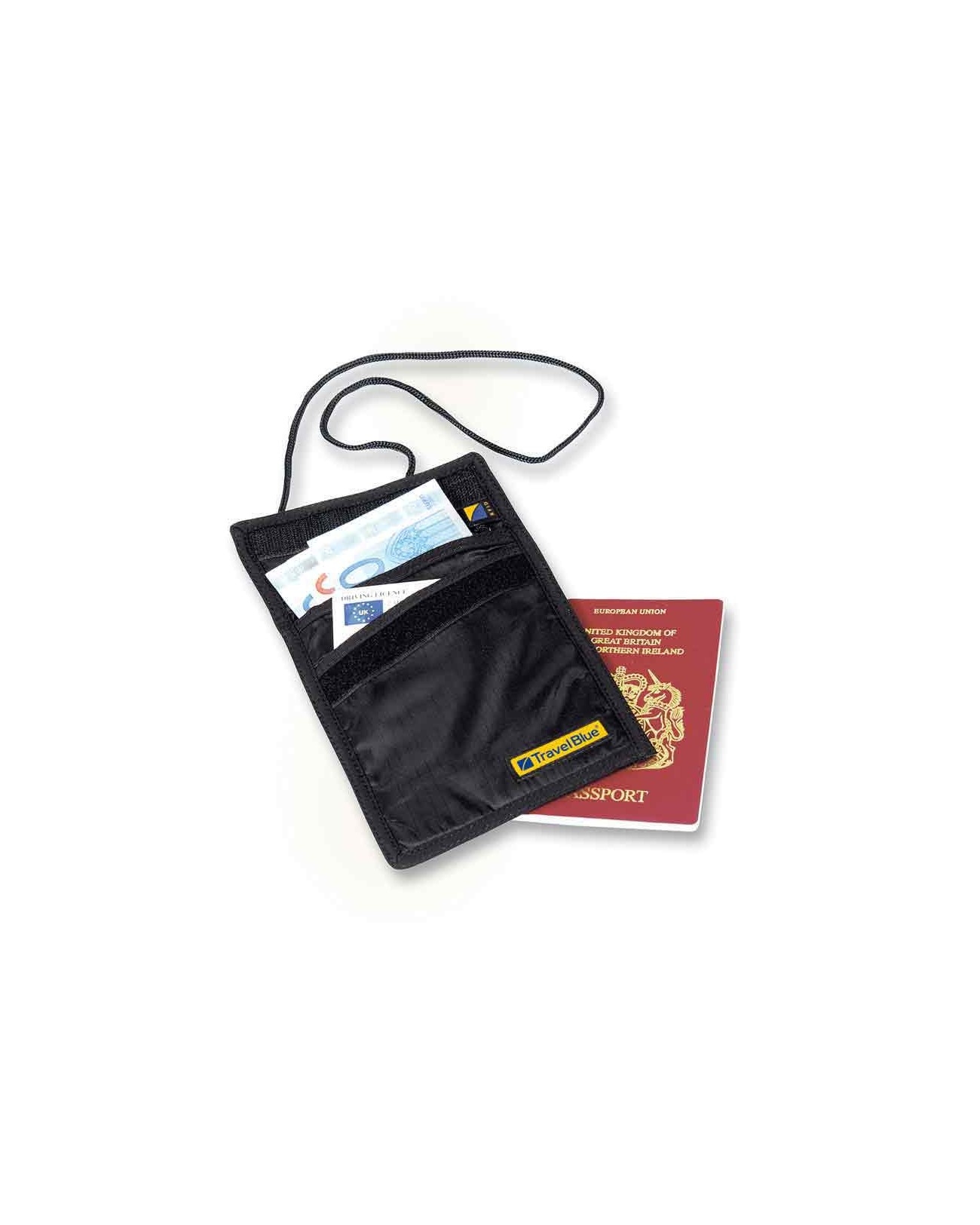 RFID blocco portafoglio collo portamonete custodia passaporto copertura  donna uomo documento contanti porta carte di credito borsa per soldi  accessori da viaggio - AliExpress