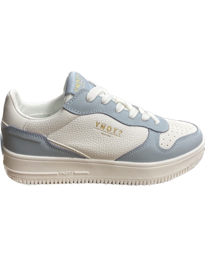 Ynot - Sneakers donna in pelle con logo laterale New York
