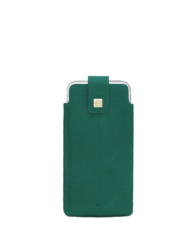 PIQUADRO - Custodia iPhone 5 ® e 5S ® morbida in pelle - Verde