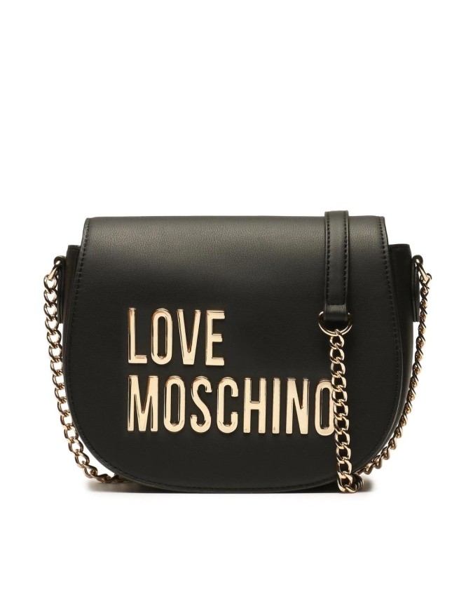 Love Moschino - Borsa piccola a tracolla in ecopelle maxi logo