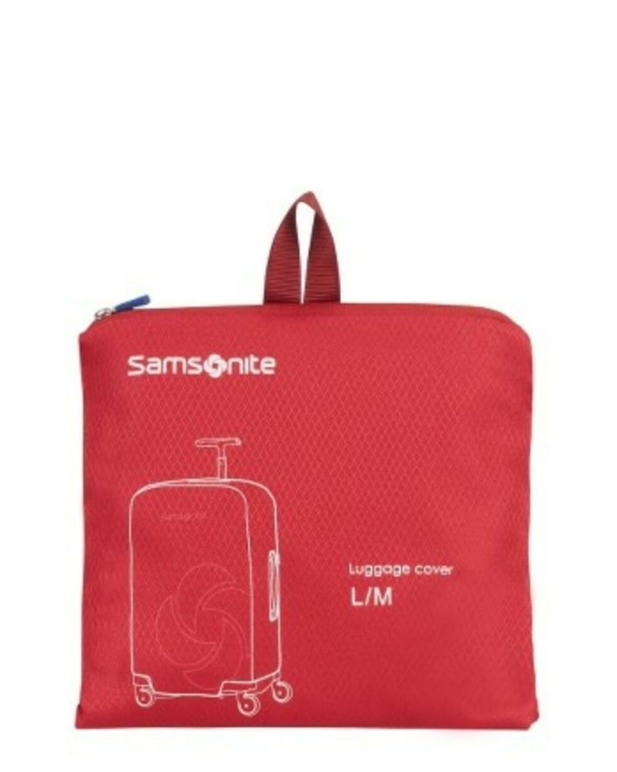 Samsonite - Cover per valigia in tessuto ripiegabile M/L ( 75 cm)