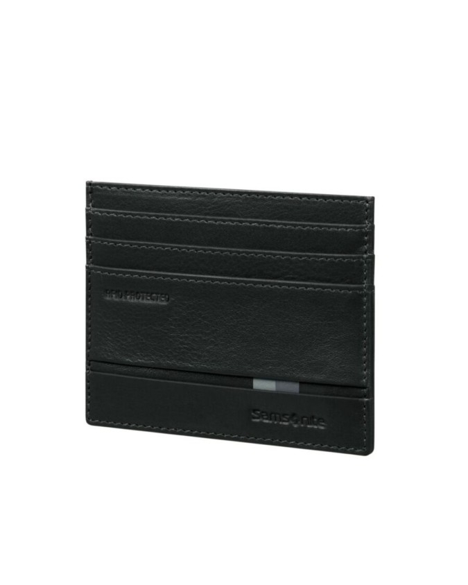 Samsonite - Porta carte di credito uomo in pelle piccolo Flagged 2.0 SLG