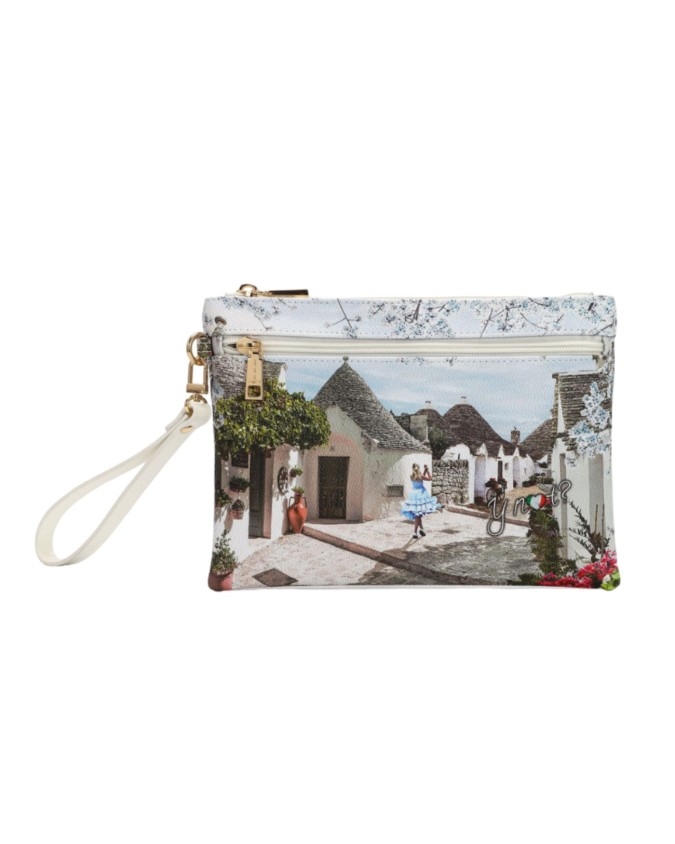 Ynot - Pochette media donna in ecopelle con manico laterale  Yesbag