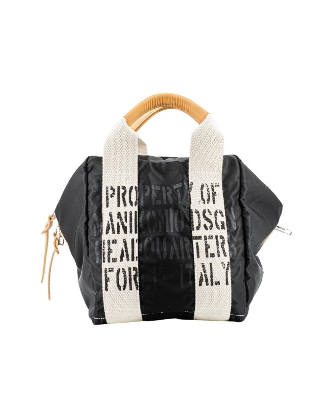Manikomio Design - Borsa a mano in nylon Aviator's Kit Bag con tracolla