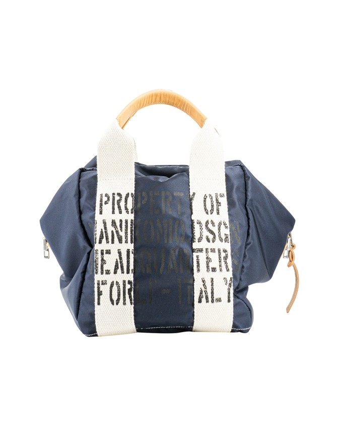 Manikomio Design - Borsa a mano in nylon Aviator's Kit Bag con tracolla