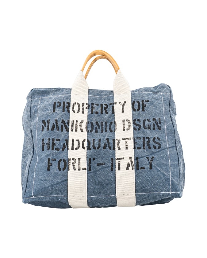 Manikomio Design - Borsone in cotone con tracolla  Aviator's Kit Bag